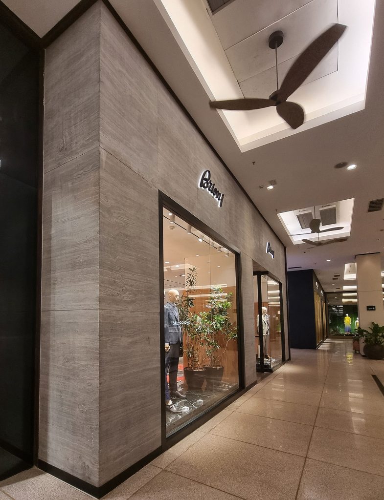 Loja Brioni Shopping Cidade Jardim São Paulo Travertino Silver Stone Marmi Boutique